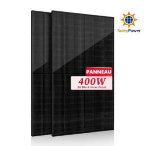 Panneau Solaire 400W Full Black – Élégance et Performance Maximale