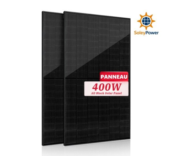 Panneau Solaire 400W Full Black – Élégance et Performance Maximale