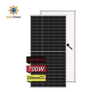 Panneau solaire monocristallin 700W
